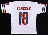 Mike Tomczak Signed Chicago Bears Home Jersey (Beckett) Ex-Ohio State Buckeye QB