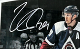 Nathan MacKinnon & Cale Makar Dual Autographed 16x20 Photo Framed Fanatics COA