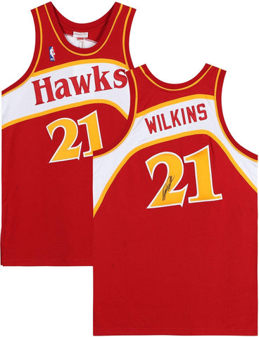 Dominique Wilkins Hawks Signed Mitchell & Ness 1986 Hardwood Authentic Jersey