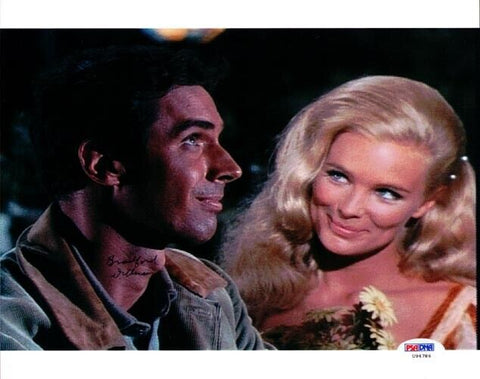 Bradford Dillman Autographed Signed 8x10 Photo Big Valley PSA/DNA #U94786