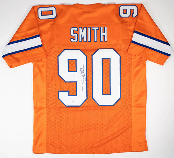 Neil Smith Signed Denver Broncos Jersey (JSA COA) 6xPro Bowl Defensive End