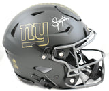 Lawrence Taylor Signed New York Giants F/S Salute 25 SpeedFlex Helmet Beckett W
