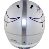 Adrian Peterson Autographed Minnesota Vikings 24 Alt F/S Helmet Beckett 49243