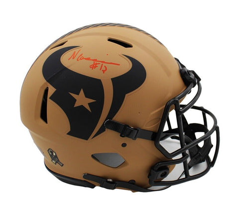 Nico Collins Signed Houston Texans Speed Authentic STS 2 NFL Helmet