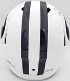 ZACH WILSON AUTOGRAPHED BYU WHITE FULL SIZE REPLICA SPEED HELMET BECKETT 191105