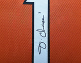 BENGALS JA'MARR CHASE AUTOGRAPHED FRAMED ORANGE JERSEY BECKETT WITNESS 239062