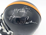Lynn Swann Autographed Steelers Black Mini Helmet Dave, Peace! Beckett BS30088