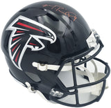MICHAEL PENIX JR. AUTOGRAPHED FALCONS BLACK FULL SIZE HELMET BECKETT 242570