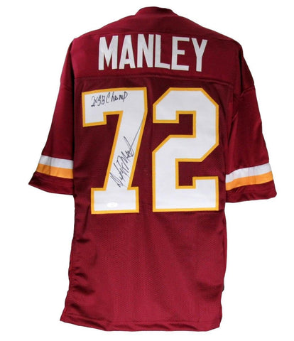 Dexter Manley Autographed/Inscribed Custom Football Jersey Redskins JSA 177243