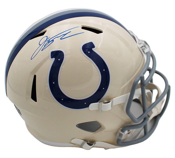 Jonathan Taylor Signed Indianapolis Colts Speed Full Size Retro NFL Helmet