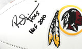 Russ Grimm Autographed Washington Redskins Logo Football w/HOF - Prova *Black