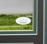 Brian Dawkins Signed Framed Philadelphia Eagles 8x10 Dark Smoke Photo JSA ITP