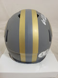 MATTHEW GOLDEN SIGNED GREEN BAY PACKERS SLATE SPEED MINI HELMET BECKETT QR