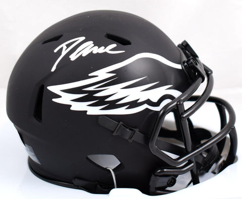 D'Andre Swift Autographed Eagles Eclipse Speed Mini Helmet-Beckett W Hologram