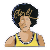 Chevy Chase Autographed/Signed Fletch Sticker 4x4 Beckett Witness 58294