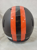 MYLES GARRETT SIGNED CLEVELAND BROWNS F/S ALPHA DAWG SPEED REP HELMET BECKETT QR