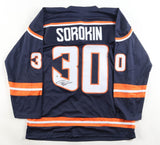 Ilya Sorokin Signed New York Islanders Throwback Jersey (JSA) Russian Goaltender