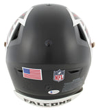 Falcons Julio Jones Signed Riddell Speed Flex Full Size Helmet BAS Wit #WE67344
