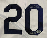 Don Sutton Signed Los Angeles Dodgers White Jersey Inscribed "HOF 98" (Beckett)