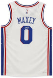 Tyrese Maxey Philadelphia 76ers Signed 2020-2021 Association Swingman Jersy