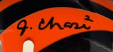 JA'MARR CHASE Autographed Cincinnati Bengals Speed Mini Helmet FANATICS