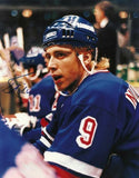 Bernie Nicholls Signed New York Rangers Jersey Inscribed "3xA.S." (JSA) Center