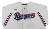 Rangers Nolan Ryan HOF 99 Authentic Signed White NIke Jersey Autographed BAS