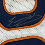 FRAMED Autographed/Signed EDDIE JACKSON 33x42 Chicago White Jersey Beckett COA