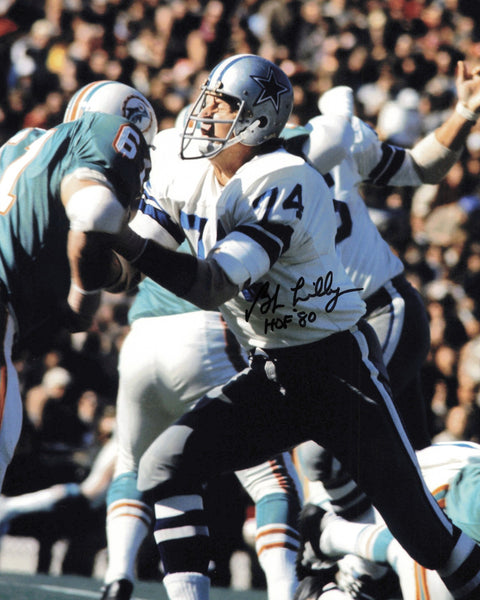 Bob Lilly Autographed Signed 8x10 Photo Dallas Cowboys SKU #245874