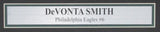 DeVonta Smith Signed/Auto 11x14 Photo Philadelphia Eagles Framed Fanatics 193342