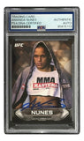 Amanda Nunes Signed 2014 Topps #93 UFC Trading Card PSA