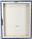 Ray Lewis Signed Baltimore Ravens Framed 16x20 Stretched Canvas w/HOF- BA W Holo