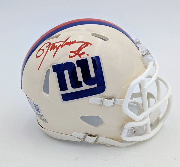 Lawrence Taylor Signed New York Giants Retro Series Mini Helmet - Beckett