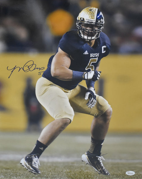 Manti Te'o Signed/Autographed 16x20 Photo Notre Dame JSA 212037