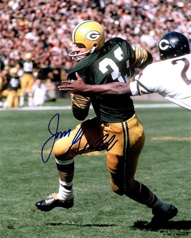 Packers running back JIM GRABOWSKI Signed 8x10 Photo #8 AUTO - SB I & II Champs