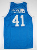 Sam Perkins Signed North Carolina Tar Heels Jersey (JSA COA) 1982 NCAA Champs