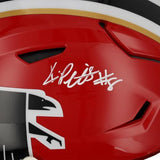 Signed Kyle Pitts Falcons Helmet