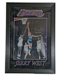 Jerry West Autographed "Mr. Clutch" 16x20 Framed Photo - LA Lakers JSA COA