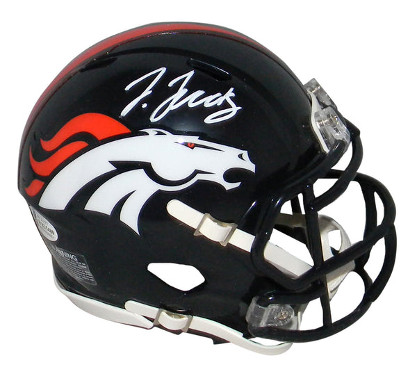 JERRY JEUDY AUTOGRAPHED DENVER BRONCOS SPEED MINI HELMET BECKETT
