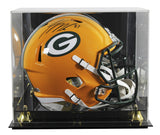Packers Jordy Nelson Signed Full Size Speed Rep Helmet W/ Case BAS Witnessed