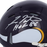 Fran Tarkenton Vikings Signed Throwback 1961-1979 Speed Mini Helmet w/HOF Insc