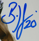 Brian Dawkins Signed Framed Philadelphia Eagles Smoke 8x10 Photo JSA