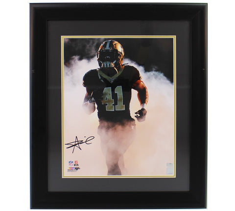 Alvin Kamara Signed New Orleans Saints Framed 16x20 NFL Smoke Photo