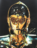 Anthony Daniels Autographed 16x20 Star Wars C-3PO Photo - Beckett W Hologram