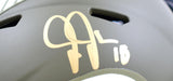 Justin Jefferson Signed Vikings Salute to Service Speed Mini Helmet-BeckettWHolo
