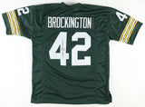 John Brockington Signed Packers Jersey (JSA) Green Bay 1st Round Pick 1971 / R.B