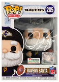 Derrick Mason Signed Baltimore Ravens SANTA Funko Pop Doll #285 - (SCHWARTZ COA)