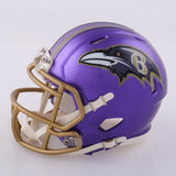 Justin Tucker Signed Baltimore Ravens Mini-Helmet (JSA COA) 5xPro Bowl Kicker