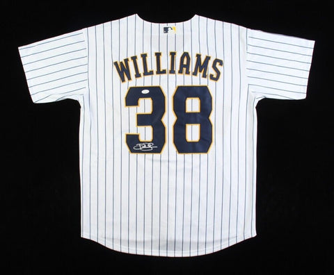 Devin Williams Milwaukee Brewers Nike Style Jersey (JSA COA) 2020 N.L. R.O.Y.