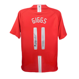 Ryan Giggs Signed Manchester Utd 08 UCL Final Jersey #11 with Beckett Witness